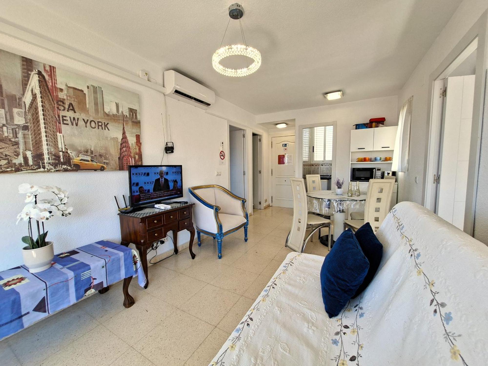 Apartment New Agustina Seaview In Rincon De Loix -free Parking, Wi-fi, Pool, New Air Conditioning, Sea View *