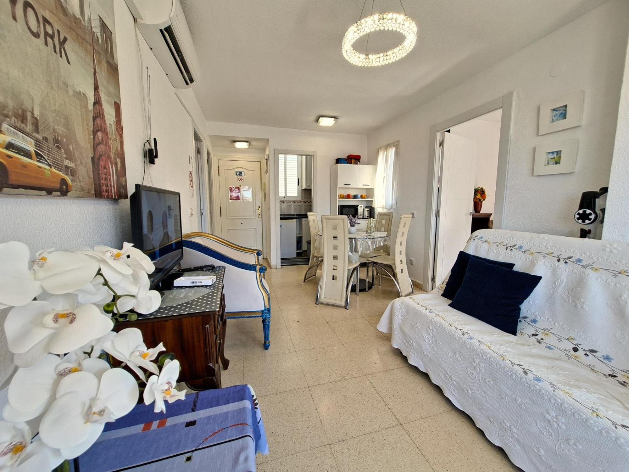New Agustina Seaview In Rincon De Loix -free Parking, Wi-fi, Pool, New Air Conditioning, Sea View Apartment